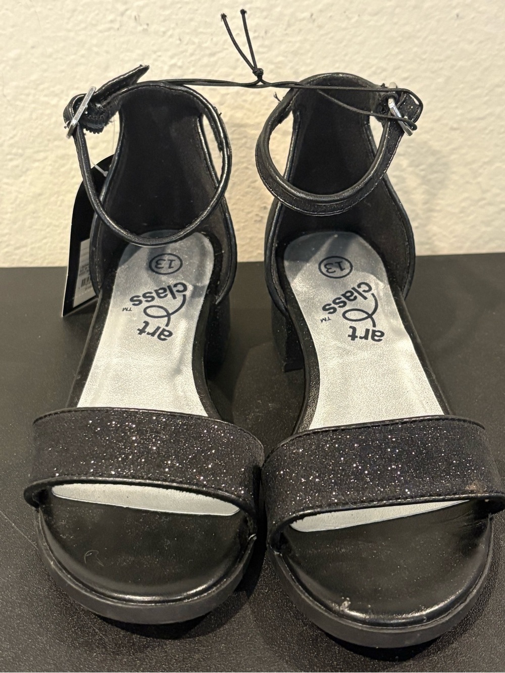 New Art Class Girls Kids Youth Fannie Block Heeled Sandals Sz 13 - Picture 3 of 6